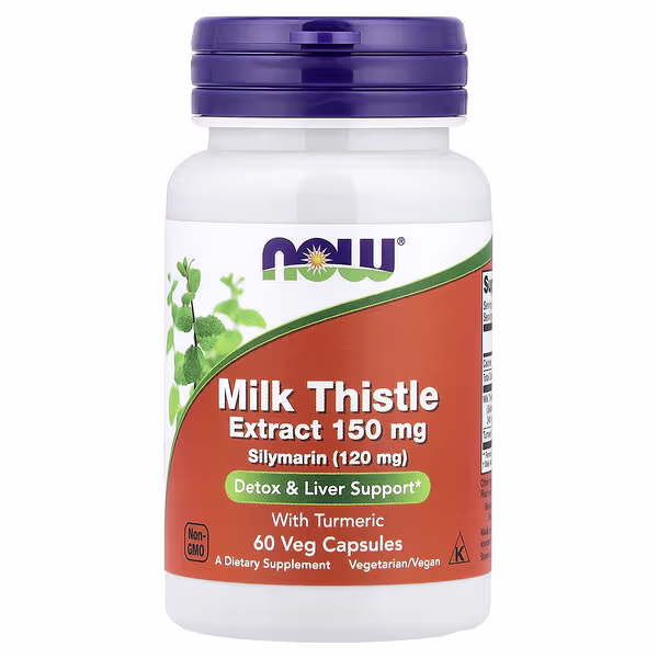 Milk Thistle Extract With Turmeric – 60 Capsules Végétales