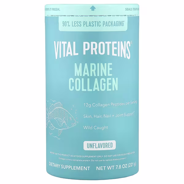 Marine Collagen, Unflavored, 7.8 Oz (221 G)