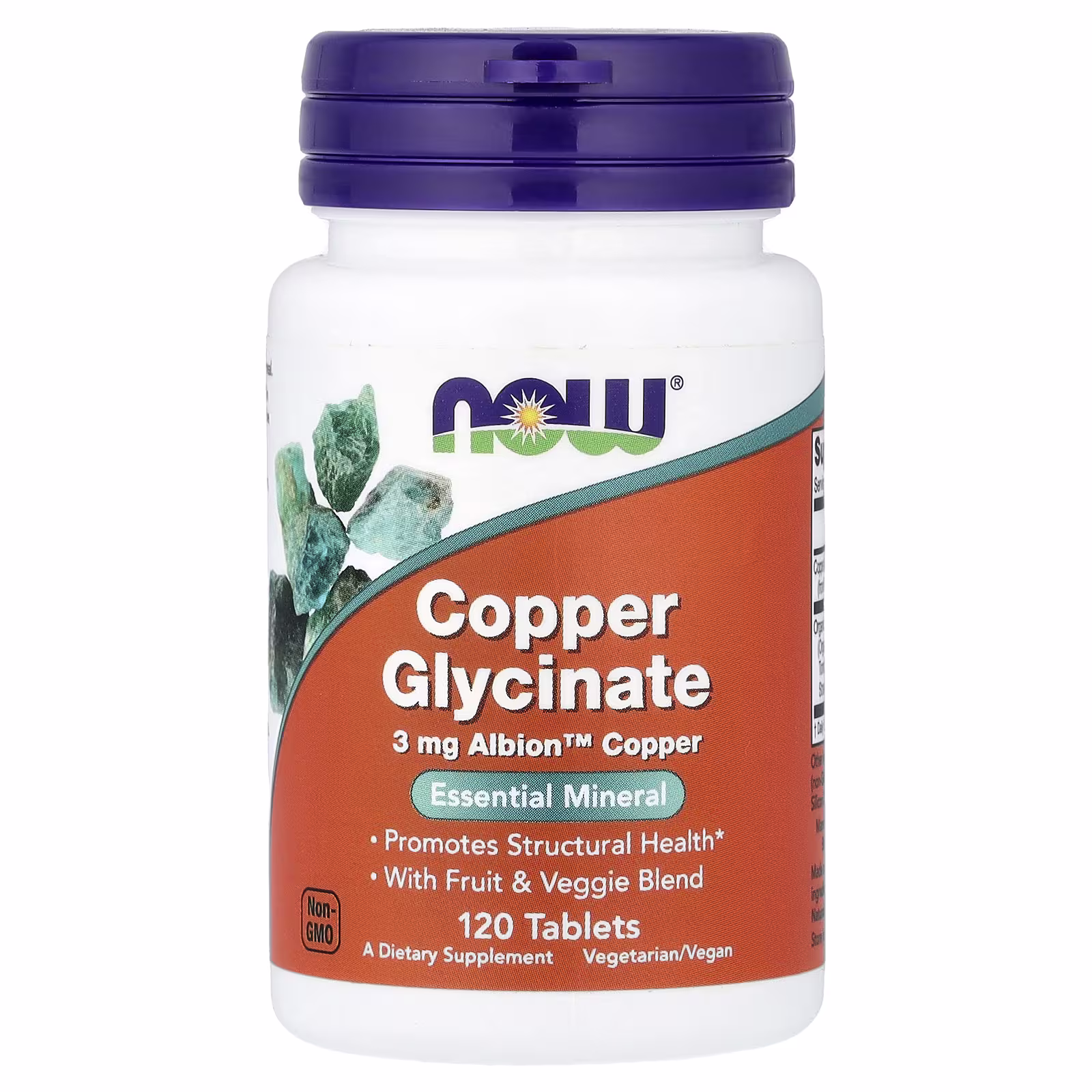 Copper Glycinate, 120 Tablets