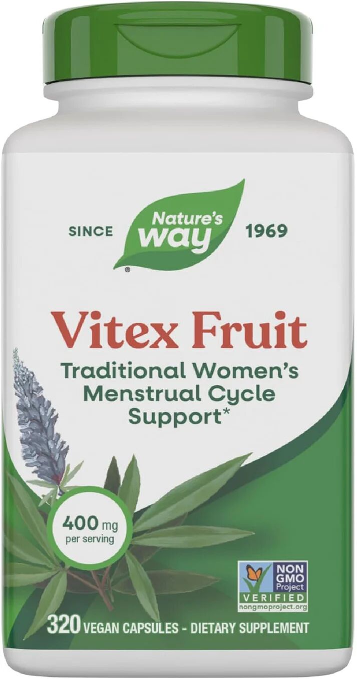 Vitex Fruit 400 Mg – 320 Vegan Capsules