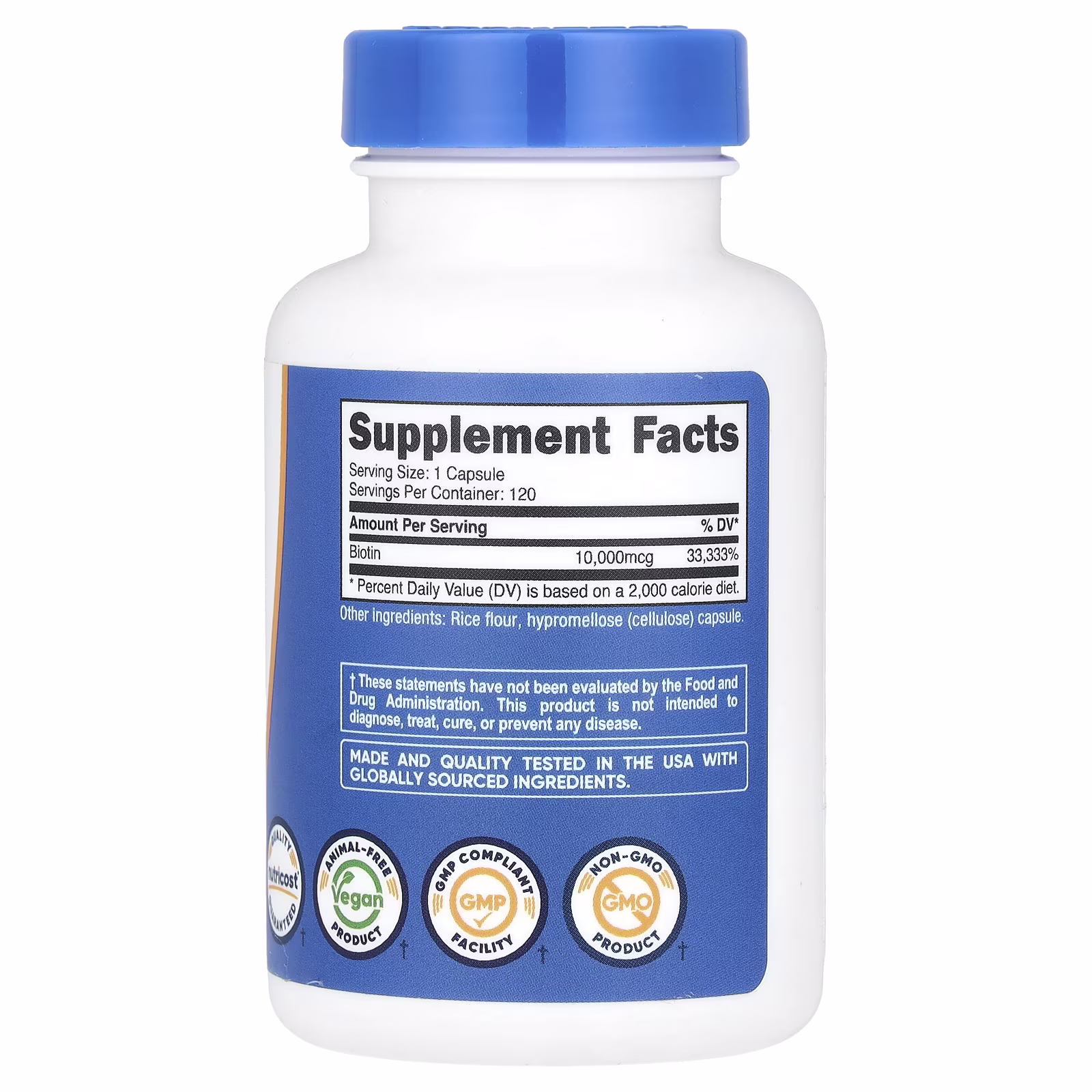 Biotin, 10,000 Mcg