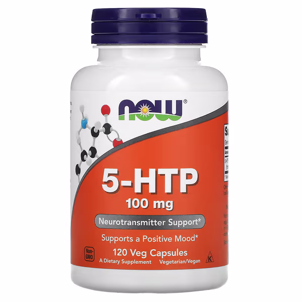 5-htp, 100 Mg, 120 Veg Capsules thumbnail 1