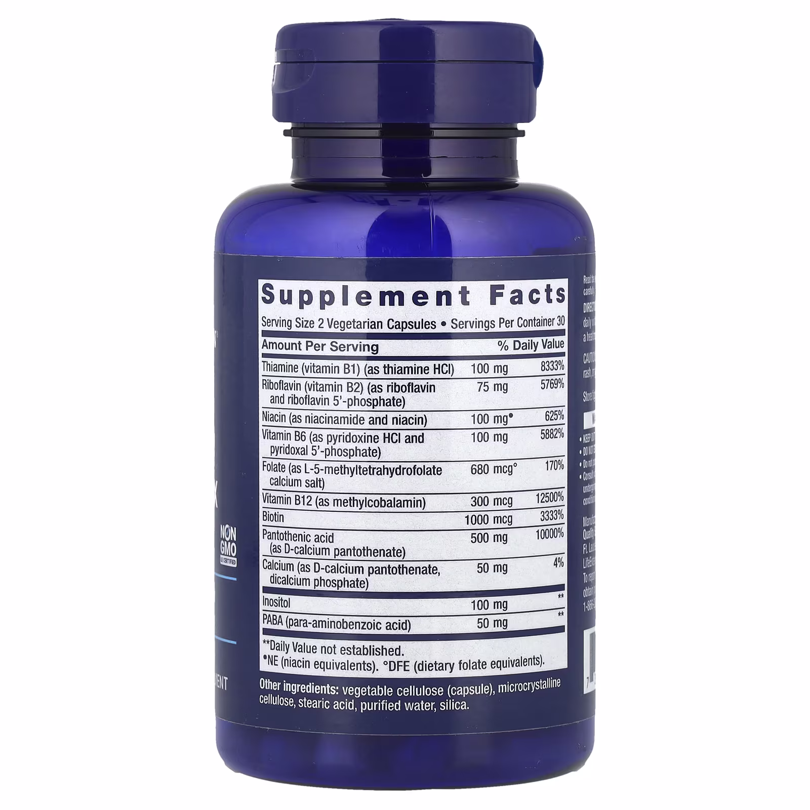 Bioactive Complete B-complex, 60 Vegetarian Capsules