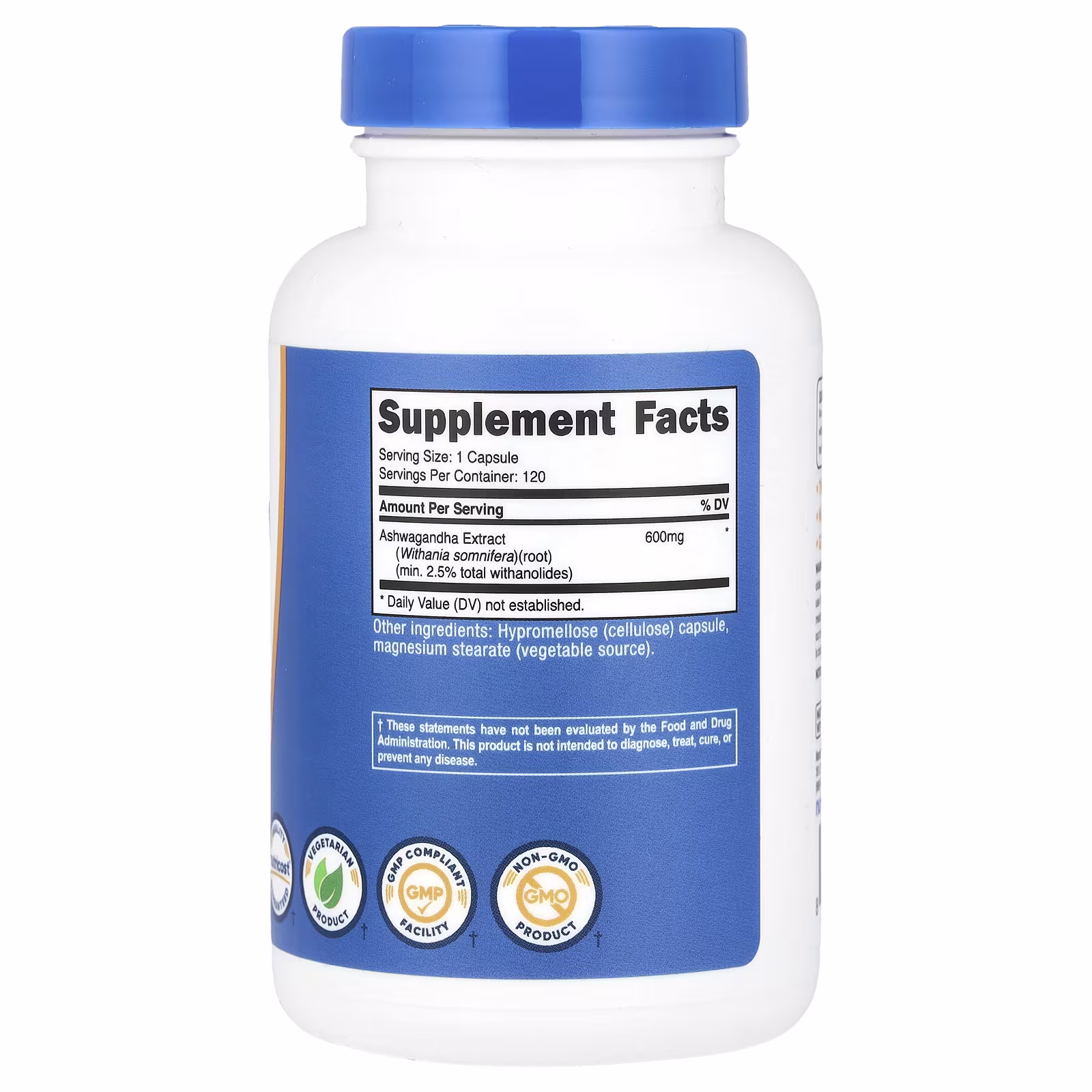 Ashwagandha Root Extract, 600 Mg thumbnail 3