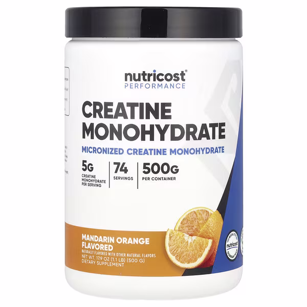 Creatine Monohydrate, Mandarin Orange, 1.1 Lb 