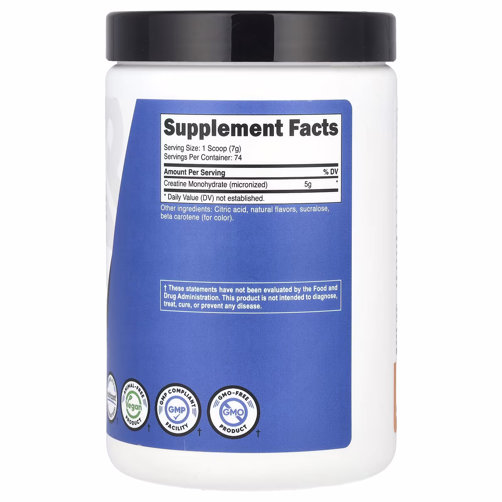 Creatine Monohydrate, Mandarin Orange, 1.1 Lb 