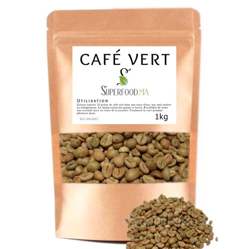 Café Vert Non Torréfié - Brule Graisse 100% Naturel, Coupe Faim, Regime