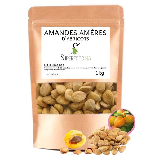 Amandes D'abricots Amères, Riche En Vitamine B17 Amygdaline 100% Naturel