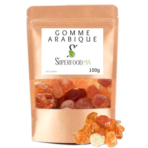 Gomme Arabique Pure 100% Naturelle Immunité Constipation Glycémie Perte De Poids
