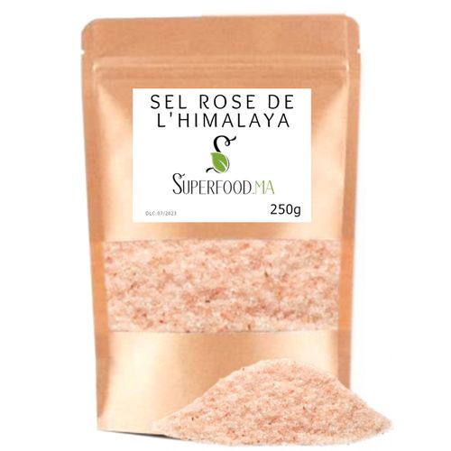 Sel Rose Himalaya Fin 100% Naturel Non Raffine Riche En Minéraux thumbnail 1