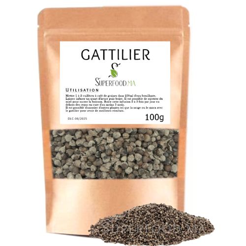 Gattilier - Acné, Régulateur Hormonal, Règles Douloureuses
