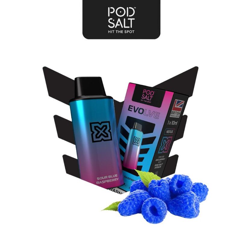 Pod Evolve Sour Blue Raspberry 2%