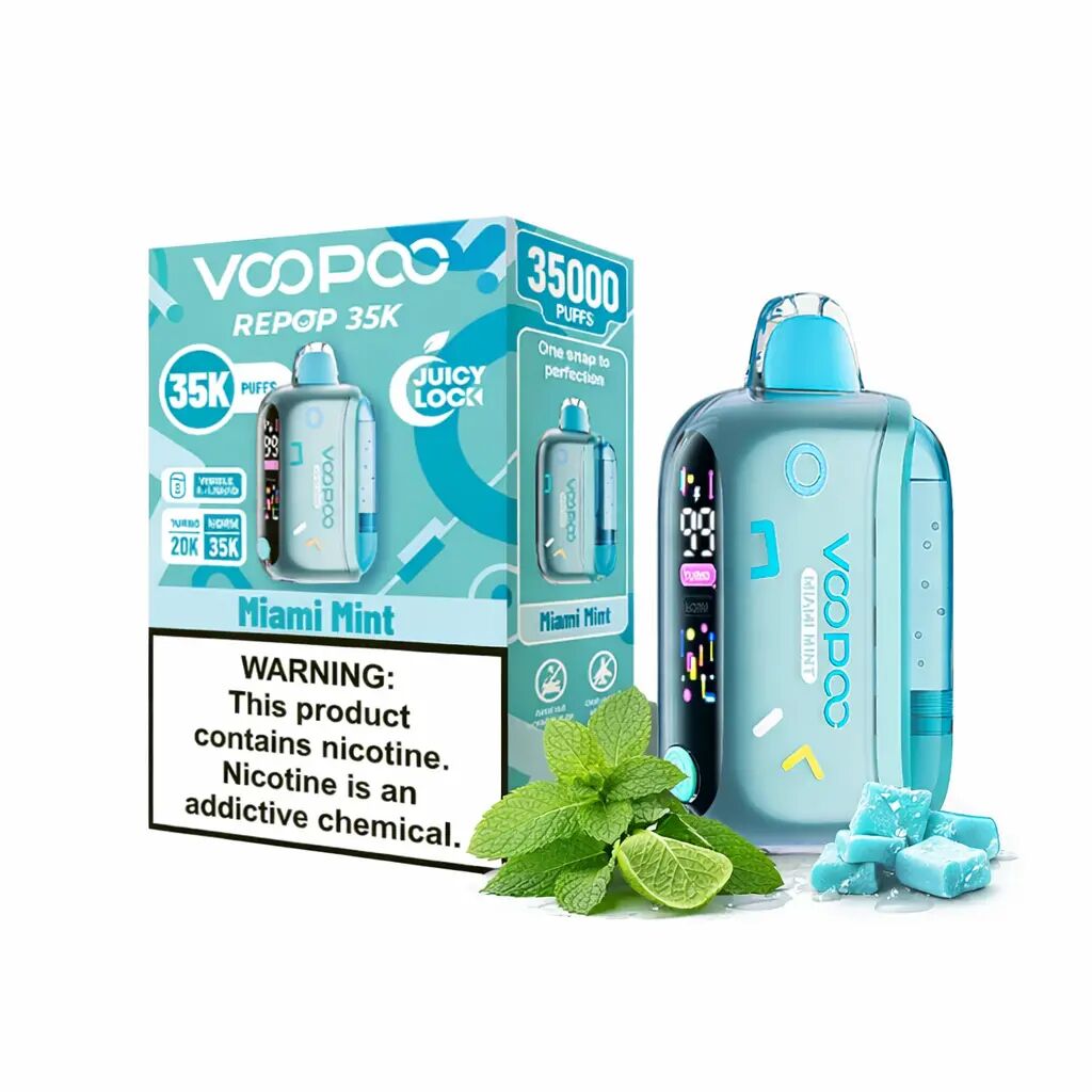 Repop Miami Mint 35k Puffs 5% 