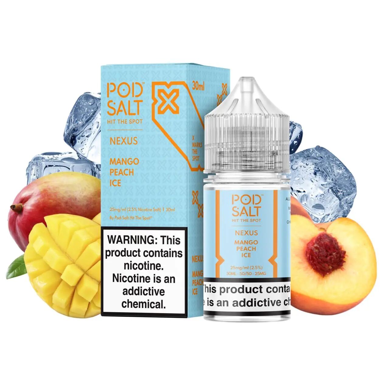 E-liquide Nexus Mango Peach Ice 25mg
