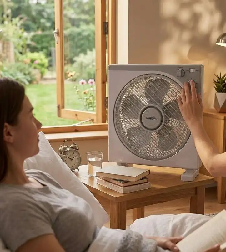 Ventilateur Box Fan 12” – 38w Avec Minuterie thumbnail 3