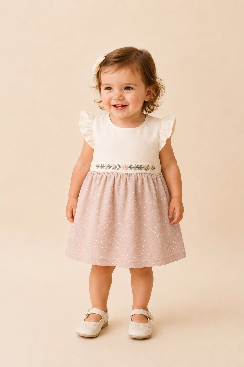 Robe Bébé Élégante Brodée thumbnail 3