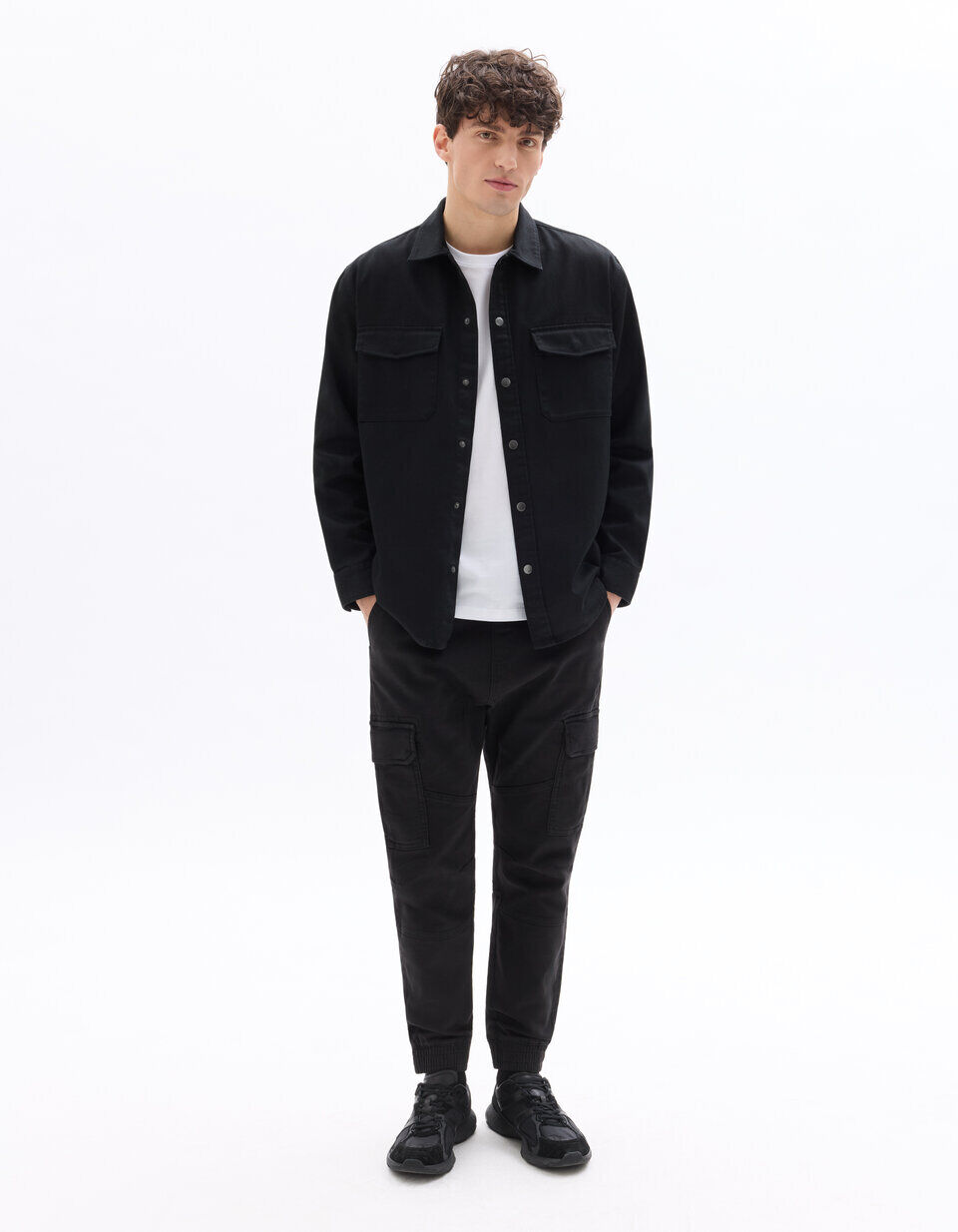 Pantalon Cargo Slim Coton Stretch