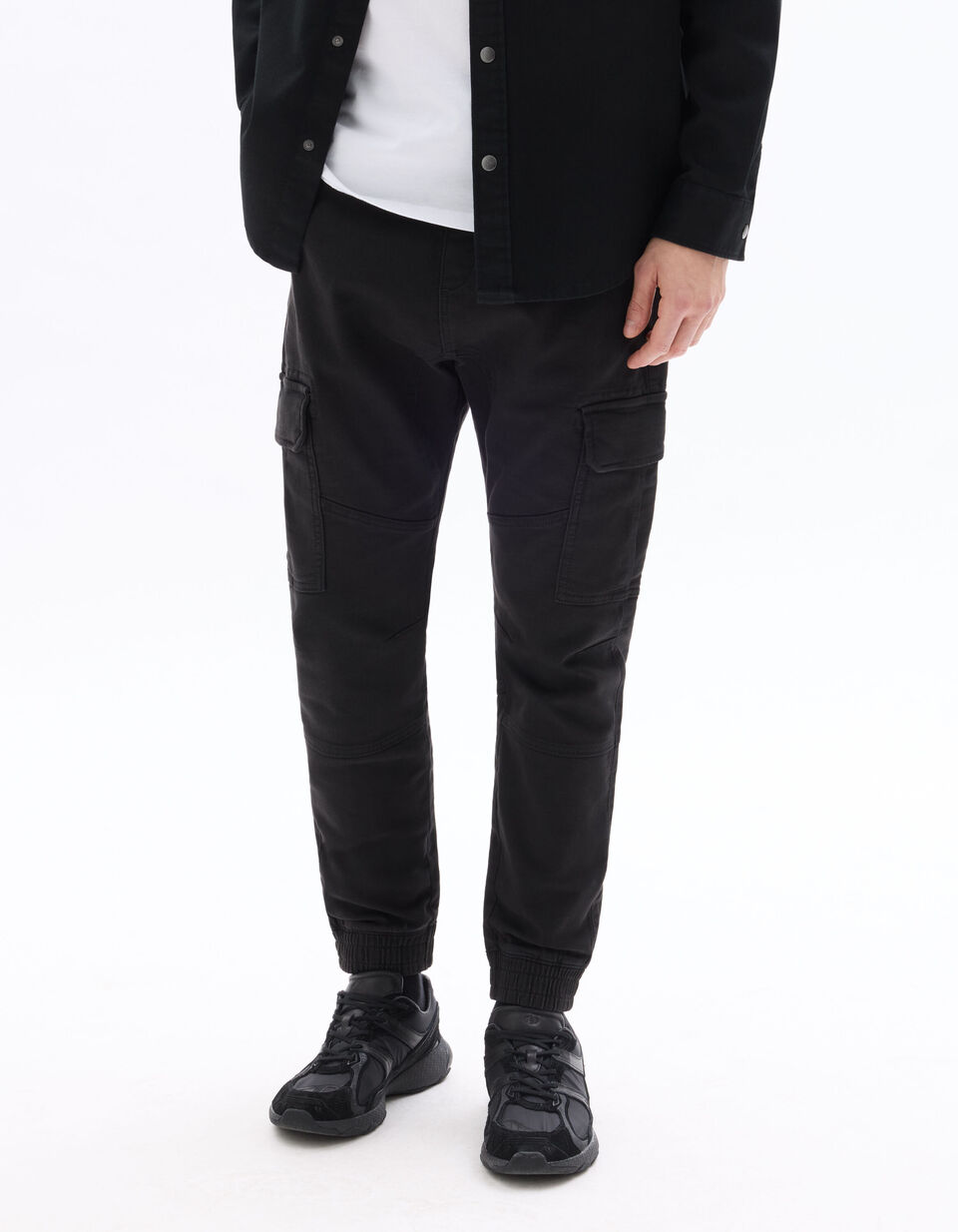 Pantalon cargo slim coton stretch thumbnail 4