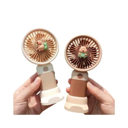 Mini Ventilateur Usb Rechargeable Capybara D1012 - Couleur Et Désigne Aléatoire