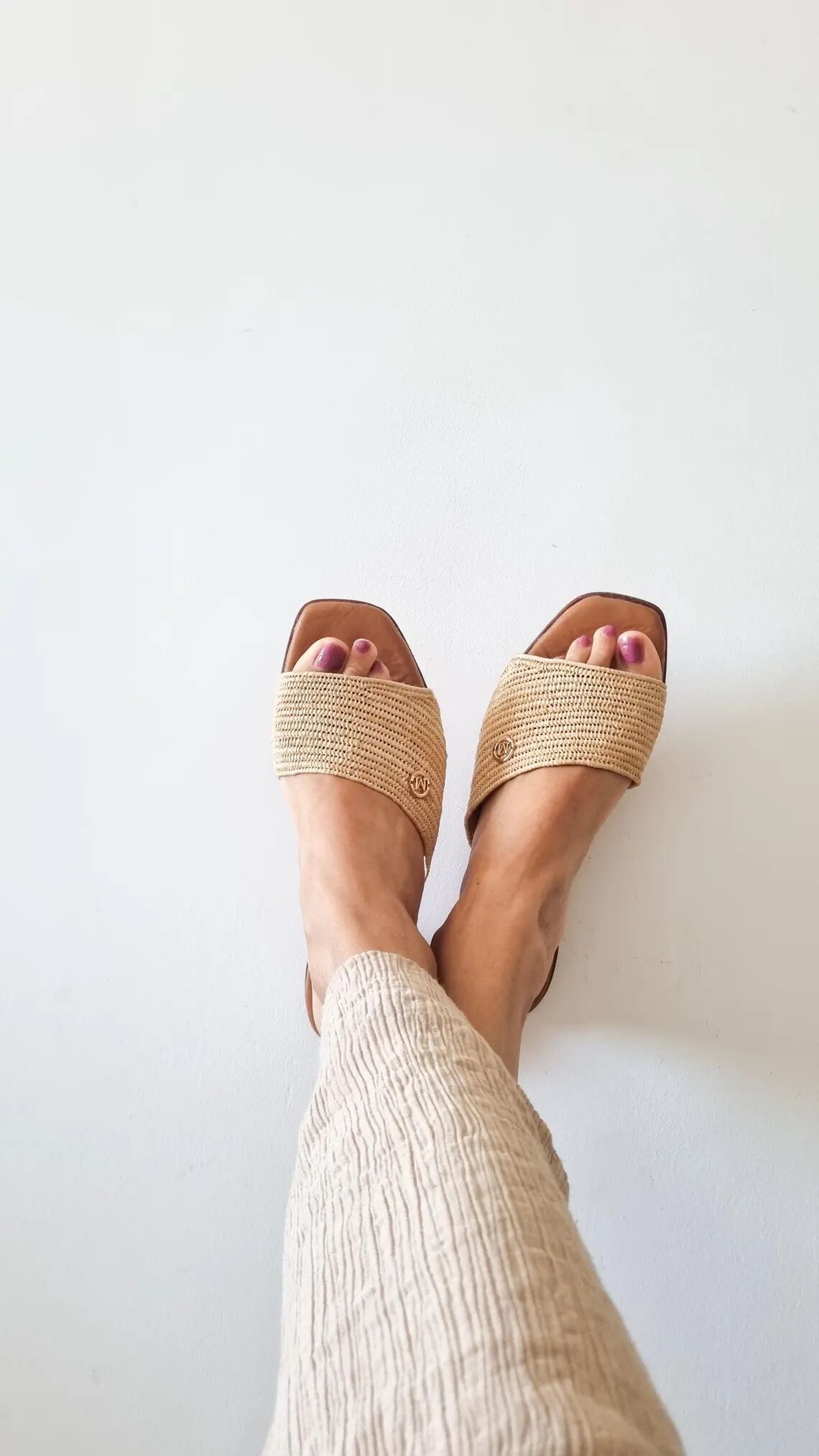 Eve Raffia Sandlas
