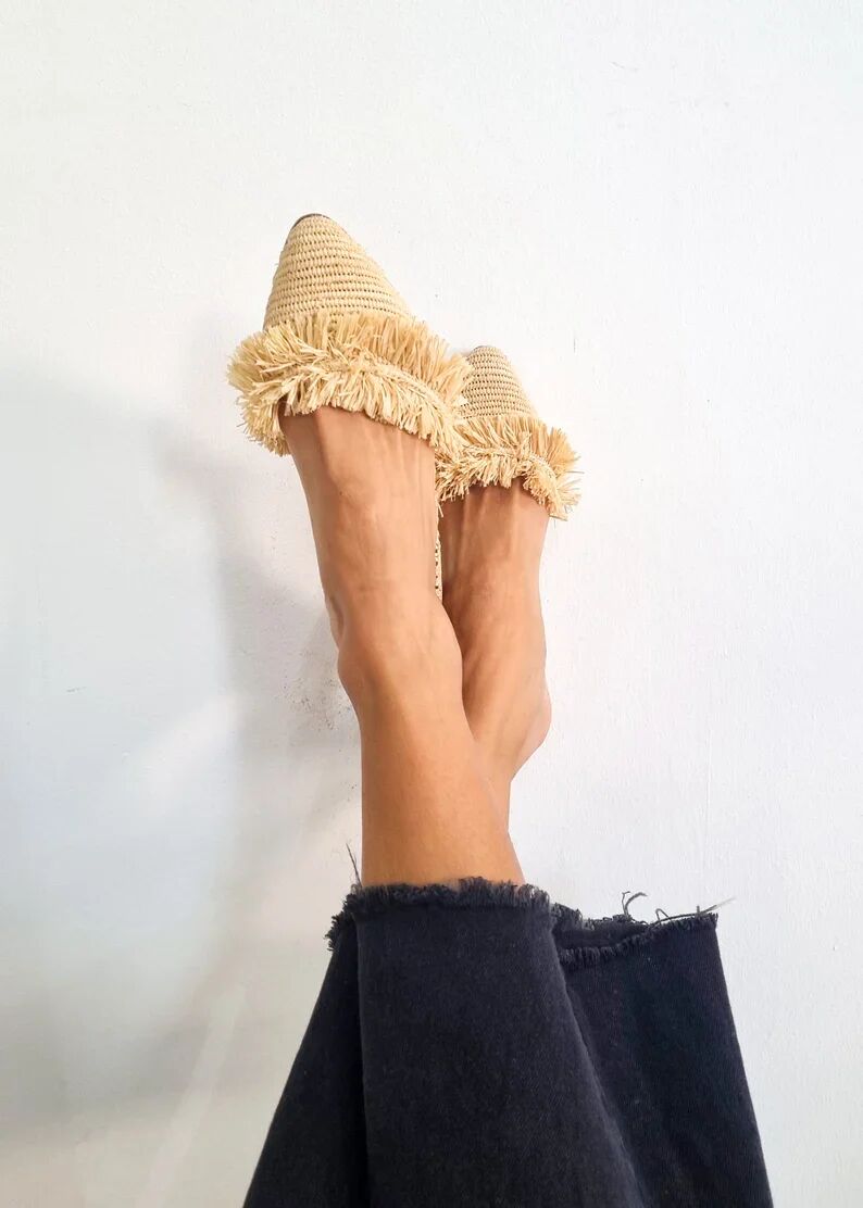 Mily Raffia Mules thumbnail 4
