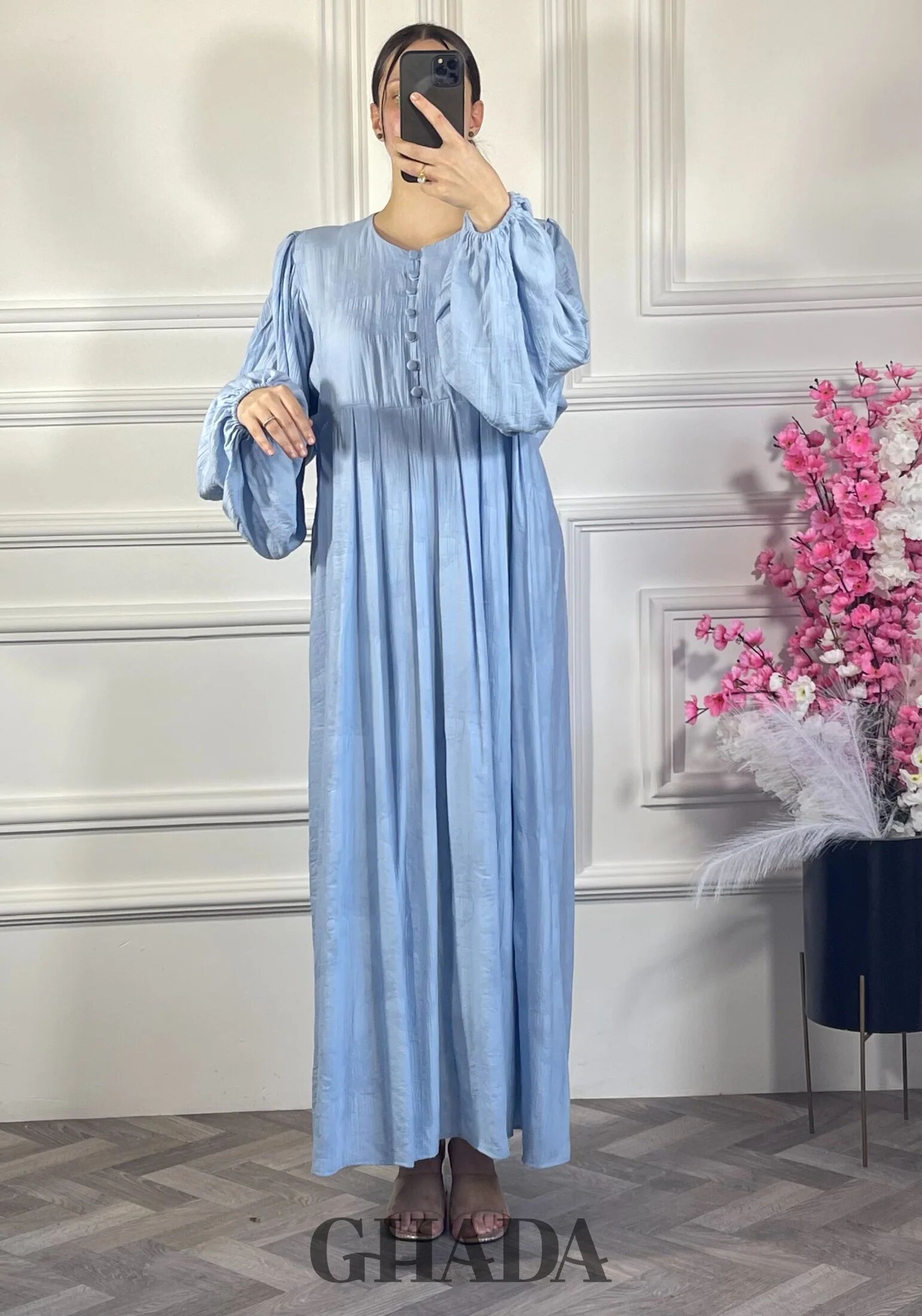 Robe En Lin Brodé 