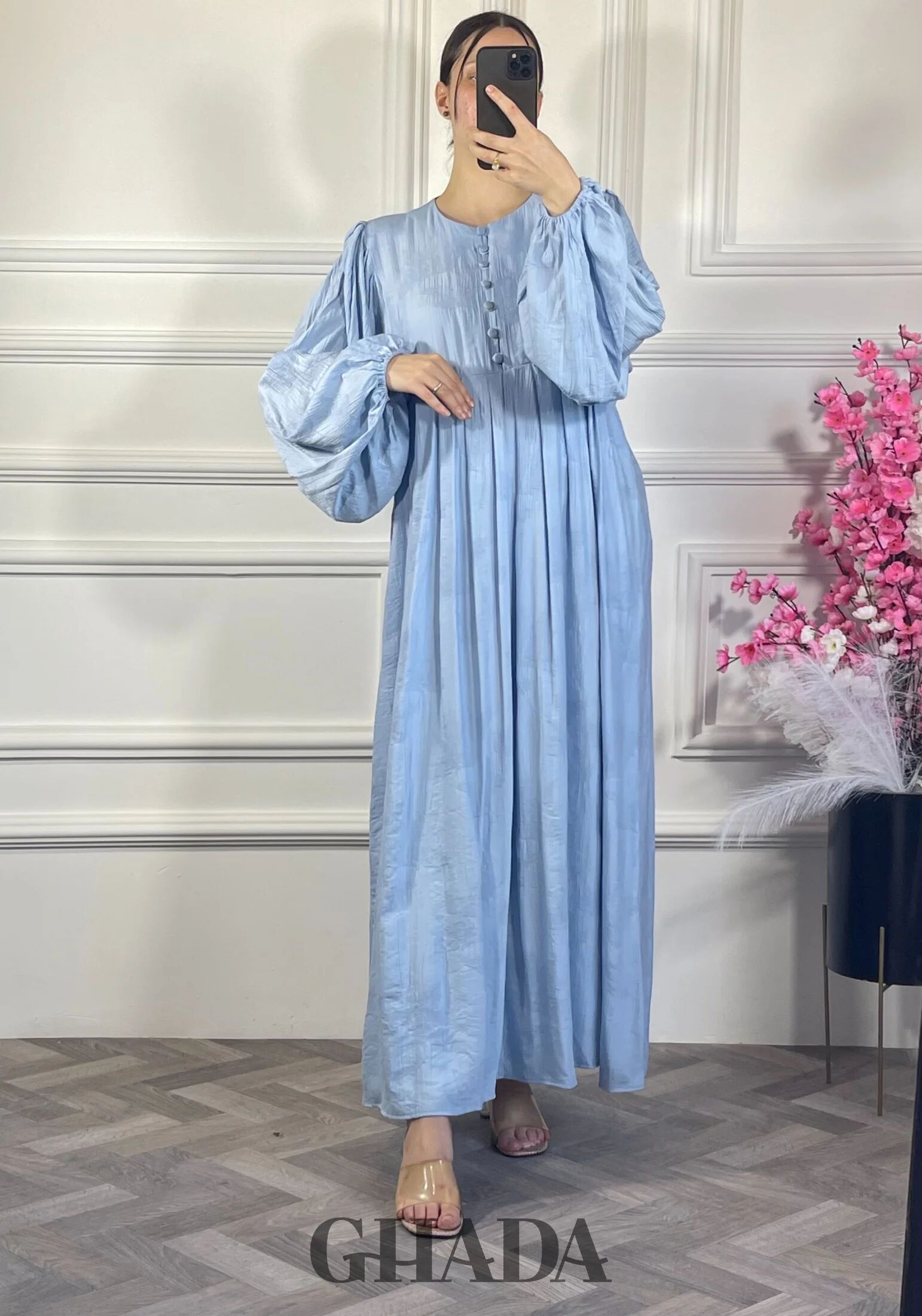 Robe En Lin Brodé thumbnail 3