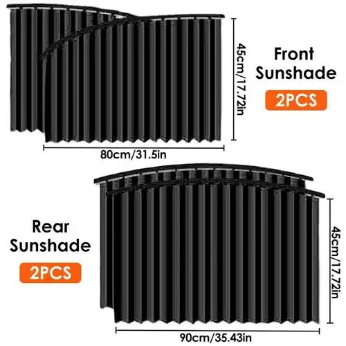 Lot De 4 Pare-soleil Universels Pour Voiture