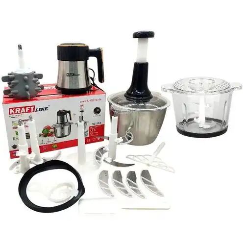 Mixeur Professionnel Hacheur 2 Bols 3 Litres Et Manuel - 1500 Watts thumbnail 3