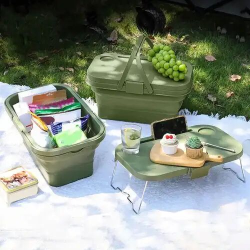Panier De Camping Pliable