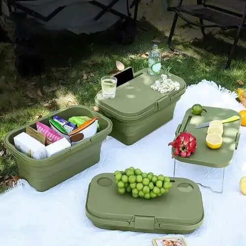 Panier De Camping Pliable