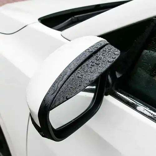 Pare-pluie En Fibre De Carbone Pour Rétroviseurs De Voiture - 2 Pièces