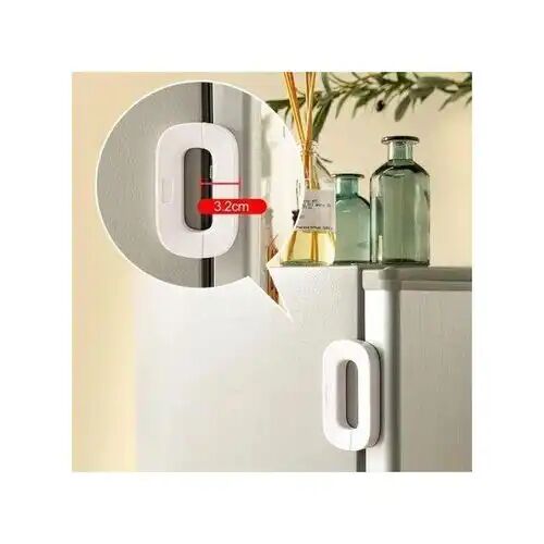 Serrure De Porte De Réfrigérateur, Lot De 2, Sans Outils Ni Perçage 