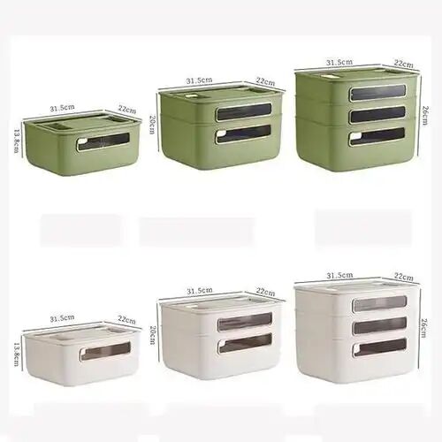 Boîte De Rangement Multicouche Pour Routeur Sans Fil ( Couleur Aléatoire )