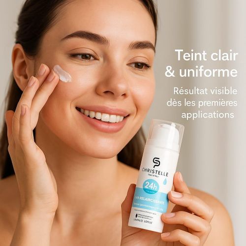 Christelle Paris Crème Éclaircissante Anti-âge Anti-taches Lightenup - 50 Ml - Avec Alpha Arbutine, Acide Kojic Et Allantoine