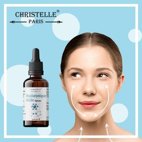 Christelle Paris Sérum Visage Stimule Lacide Hyaluronique - Anti-âge - Soin Naturel