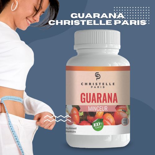 Christelle Paris Minceur Brûle Graisse Guarana 50 Gélules Halal Certifié Onssa