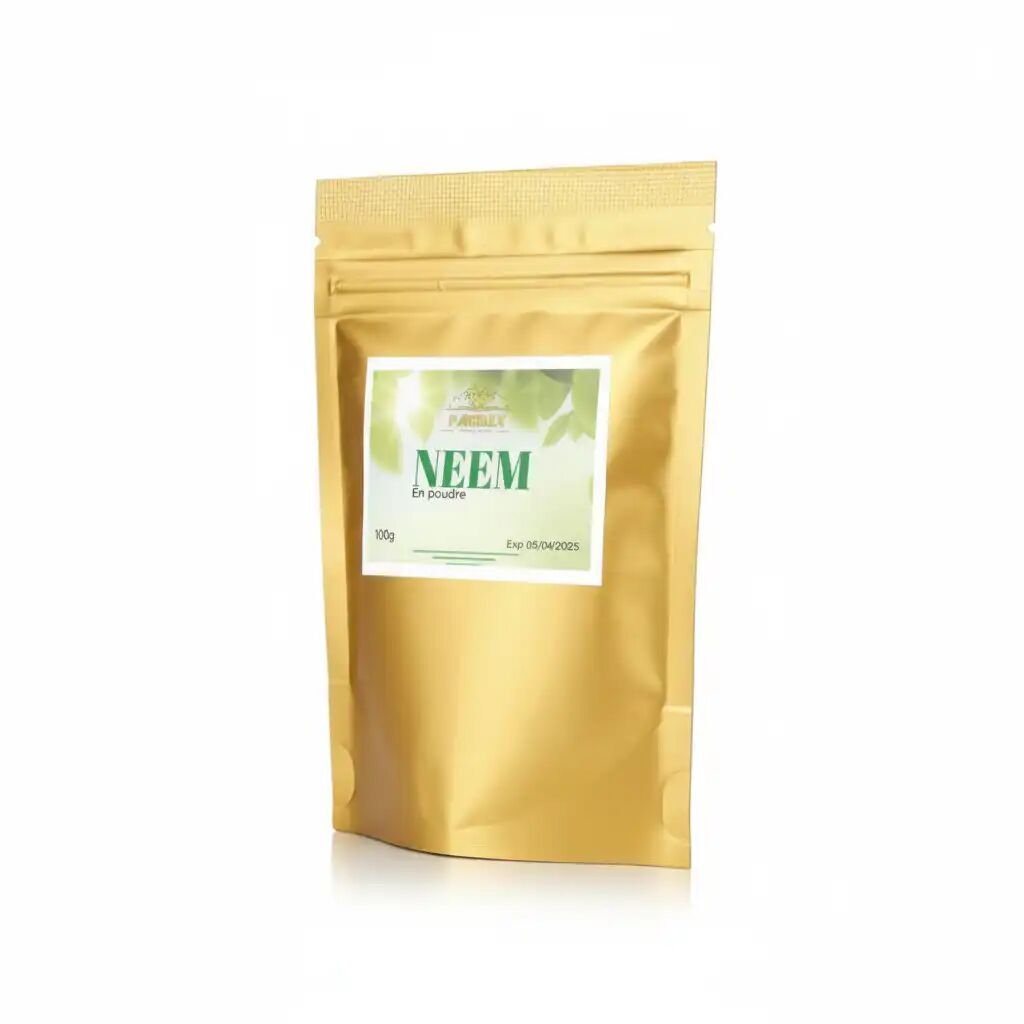 Complément -neem Poudre Favorise L'activité Détoxication Et D'immunité Végan
