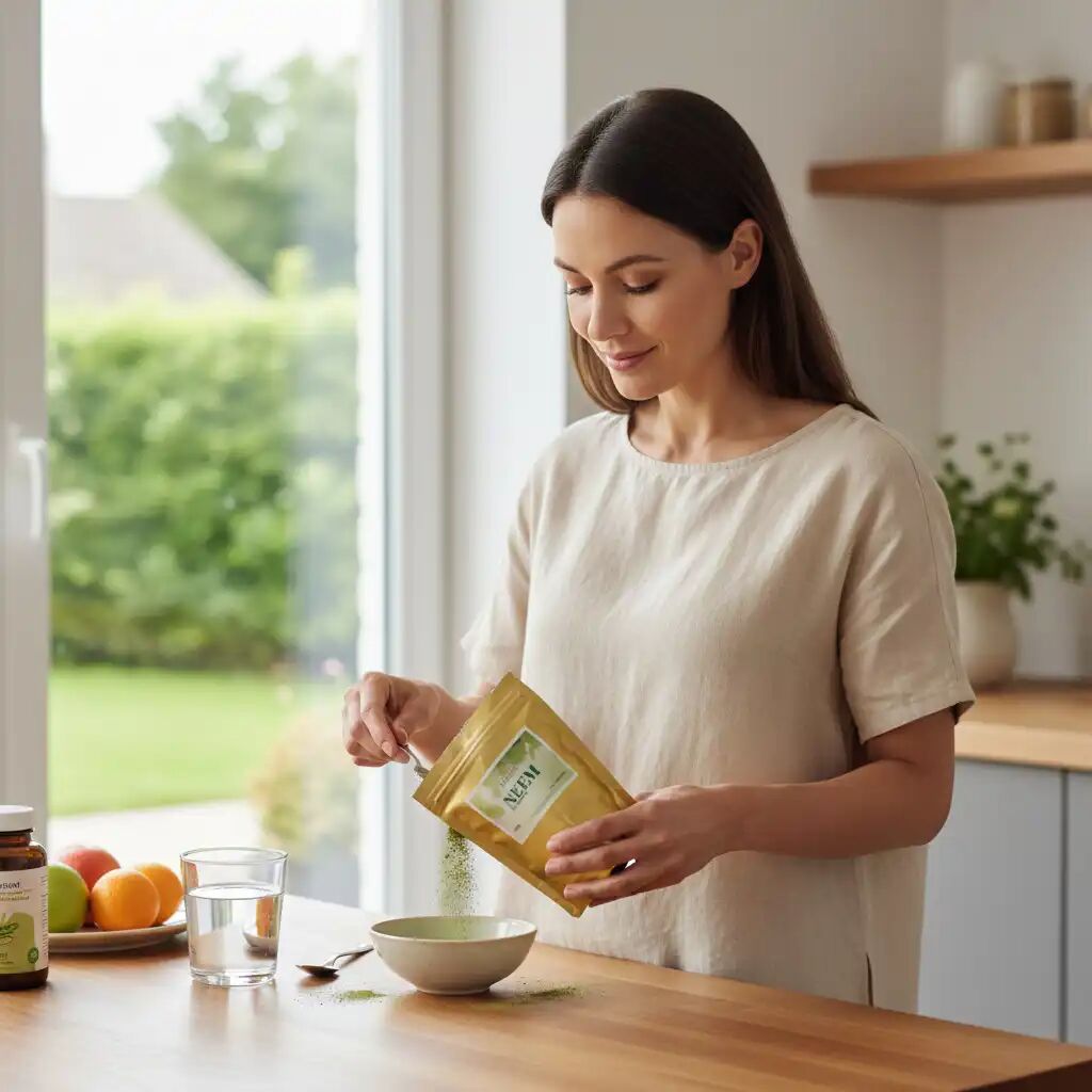 Complément -neem Poudre Favorise L'activité Détoxication Et D'immunité Végan thumbnail 3