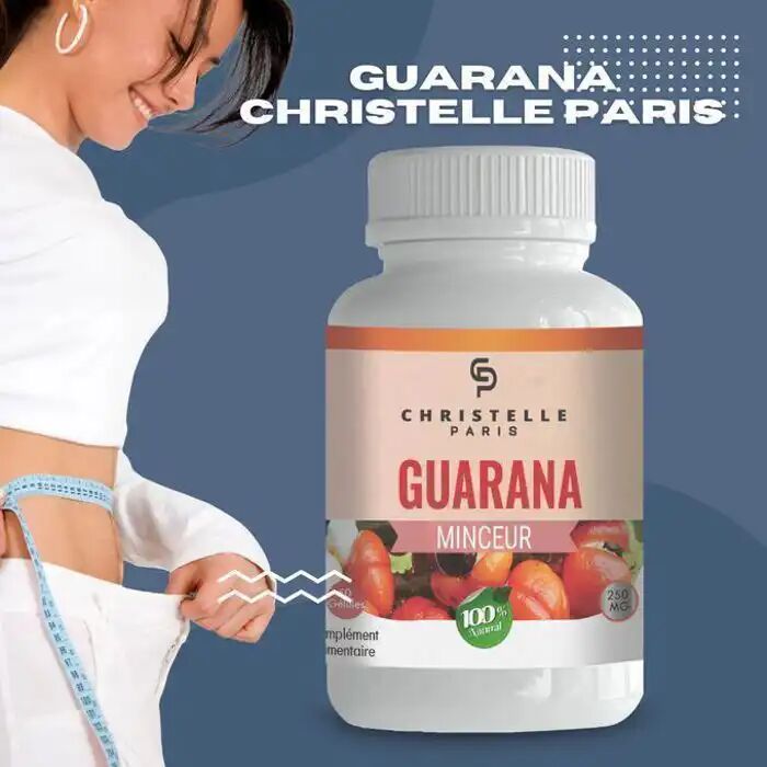 Christelle Paris - Detoxifiant Minceur Brûle Graisse - Guarana -gélules- Halal Certifié Onssa