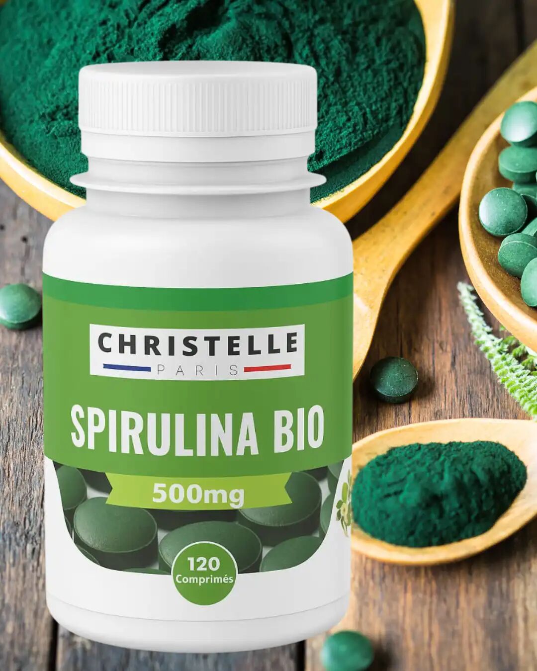 Spiruline Bio 500 Mg – Vitalité Et Beauté Naturelle thumbnail 4