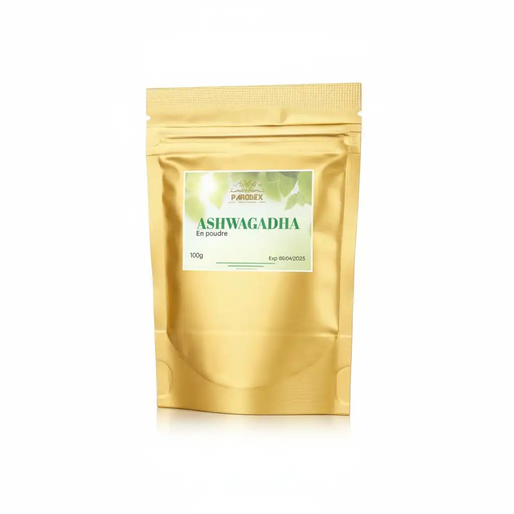 Ashwagandha Poudre Extra Fort Withanolides - Anti-stress, Sommeil, Énergie, Bien-être