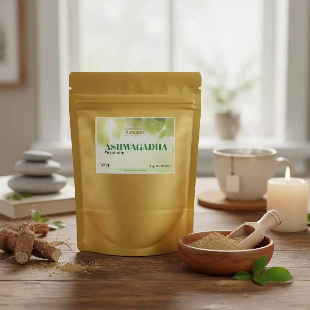 Ashwagandha Poudre Extra Fort Withanolides - Anti-stress, Sommeil, Énergie, Bien-être thumbnail 3