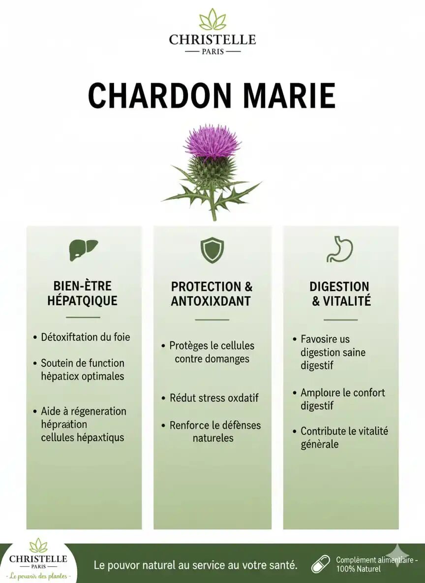 Chardon-marie 350 Mg – Complément Alimentaire Soutien Du Foie thumbnail 4