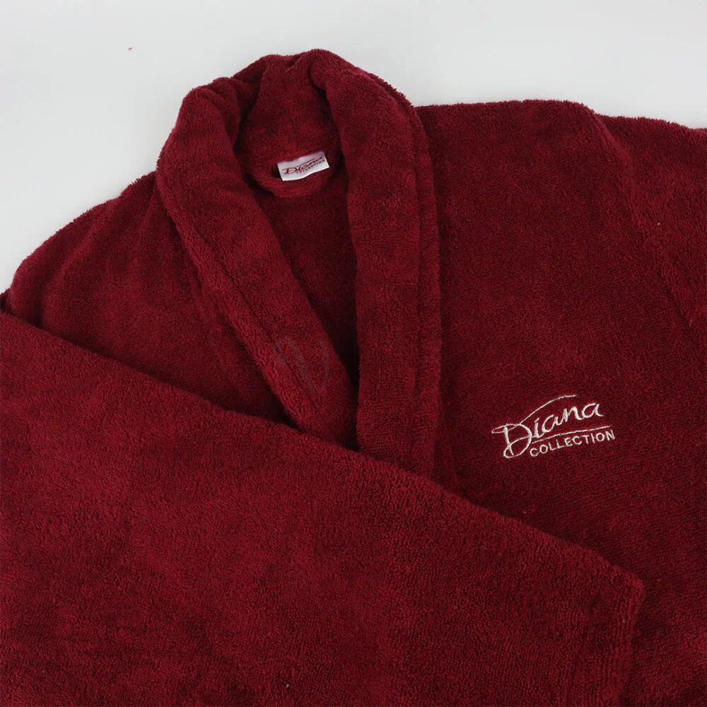 Diana Peignoir Unisexe 100% Coton – Peignoir De Bain Doux Et Absorbant thumbnail 3