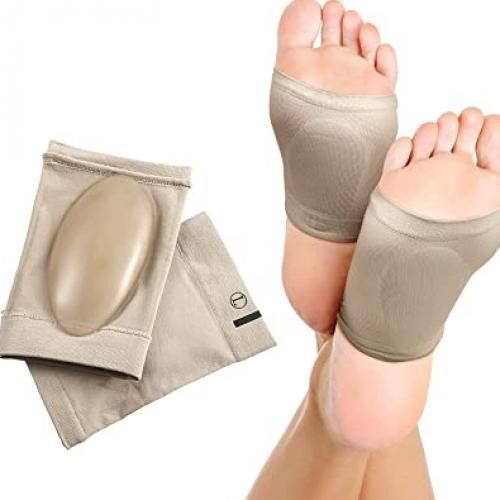 Paire De Manchons De Soutien De La Voûte Plantaire Avec Coussin En Gel thumbnail 3