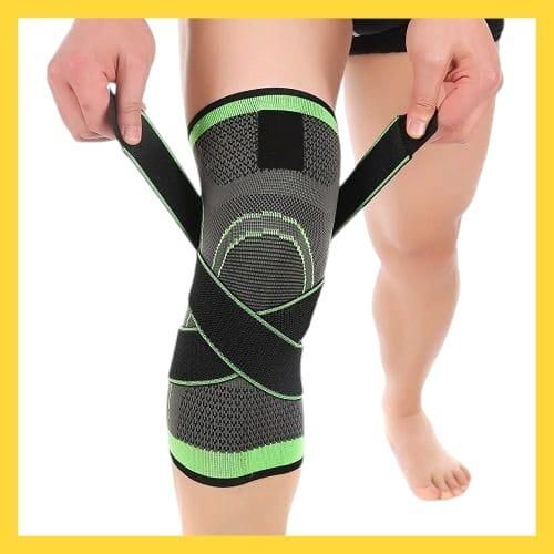 Genouillère Élastique De Sport Pour Le Maintien Du Genou