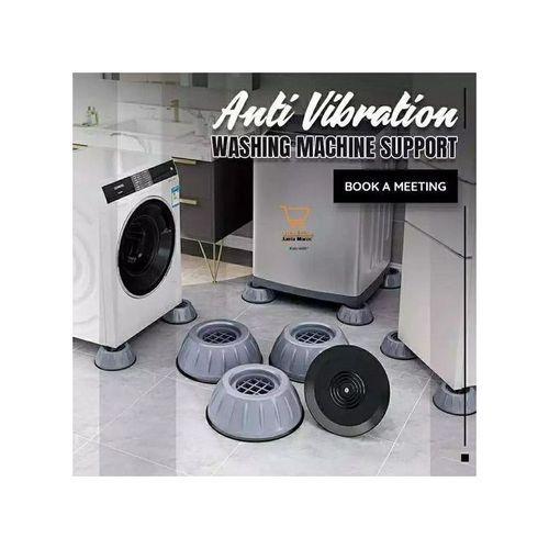 Lot De 4 Supports Anti-vibration Pour Machine À Laver thumbnail 3