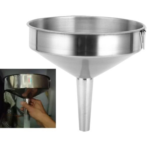 Entonnoir De Cuisine Pour Huile Liquide, Entonnoir En Métal En Acier Inoxydable, Ustensiles De Cuisine thumbnail 3