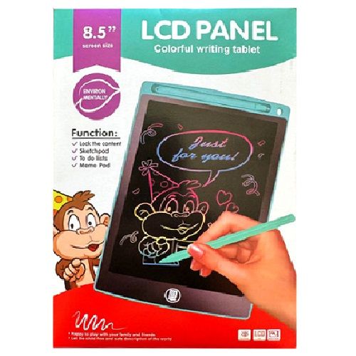 Tablette D'écriture Lcd Pour Enfants, Multicolores, Avec Stylo Tactile thumbnail 3